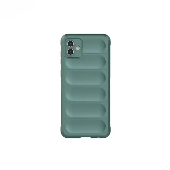 Samsung Galaxy A06 Kılıf Optimum Silikon - Koyu Yeşil