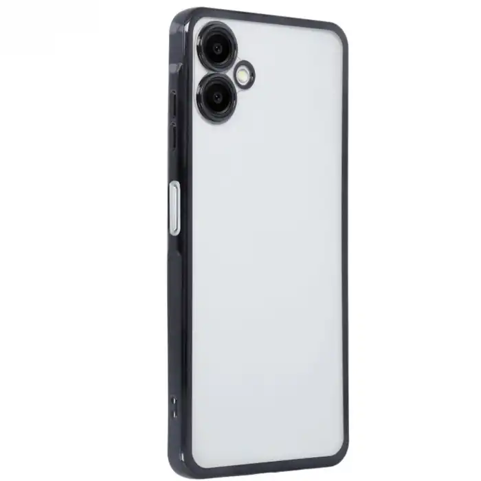 Samsung Galaxy A06 Kılıf Razer Lensli Silikon - Siyah
