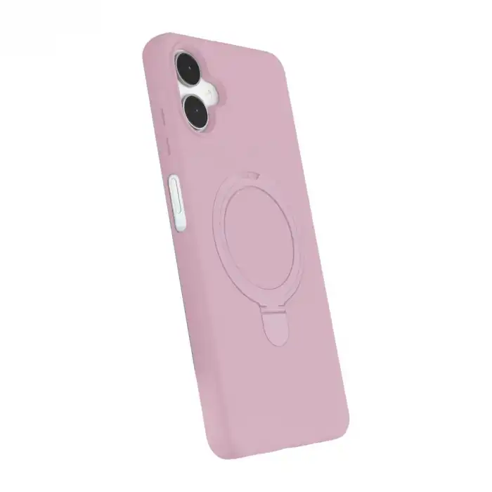 Samsung Galaxy A06 Regal Magsafe Standlı Kapak - Açık Pembe