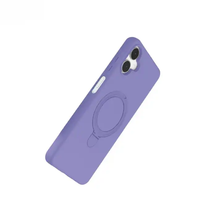 Samsung Galaxy A06 Regal Magsafe Standlı Kapak - Lila