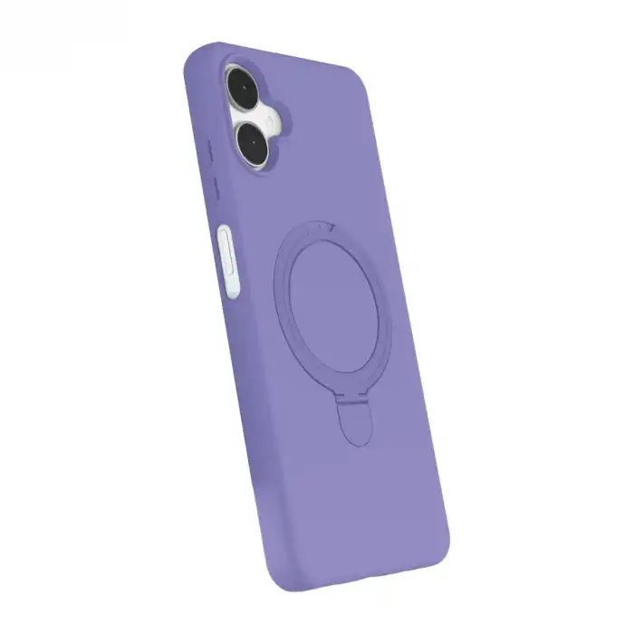 Samsung Galaxy A06 Regal Magsafe Standlı Kapak - Lila