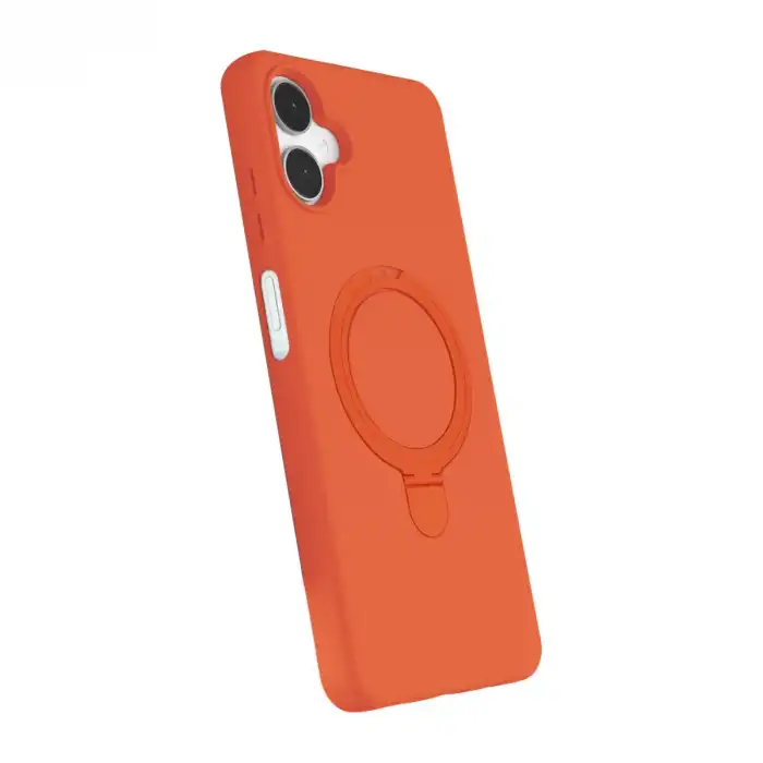Samsung Galaxy A06 Regal Magsafe Standlı Kapak - Turuncu