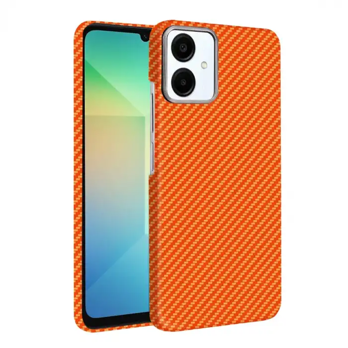 Samsung Galaxy A06 Vega Magsafe Kapak - Turuncu