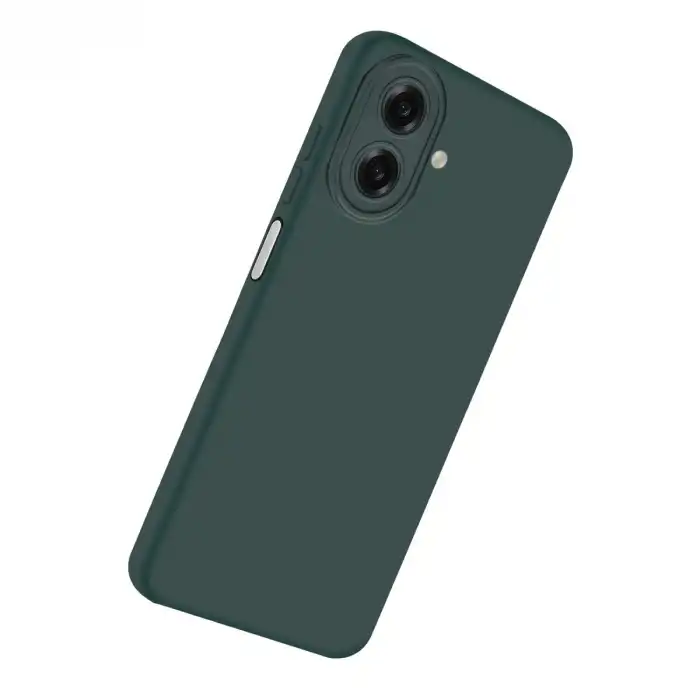 Samsung Galaxy A07 4g First Silikon - Koyu Yeşil