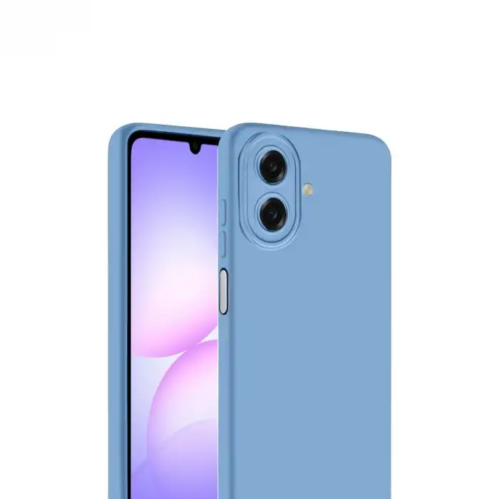 Samsung Galaxy A07 4g First Silikon - Mavi