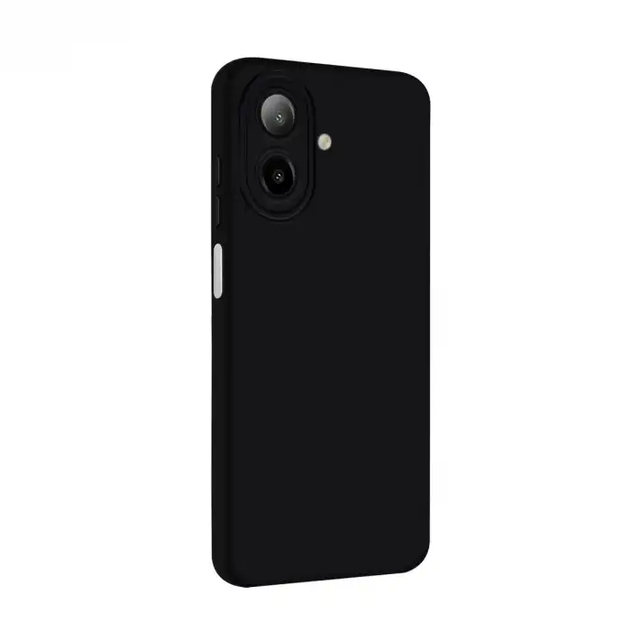Samsung Galaxy A07 4g Nano İçi Kadife Silikon - Siyah
