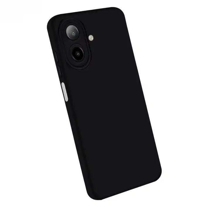 Samsung Galaxy A07 4g Nano İçi Kadife Silikon - Siyah