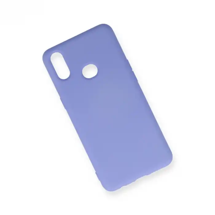Samsung Galaxy A10s Kılıf Nano İçi Kadife Silikon - Lila