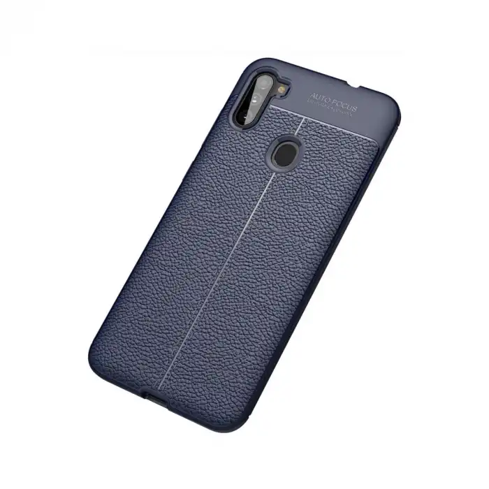 Samsung Galaxy A11 Kılıf Auto Focus Kapak - Lacivert