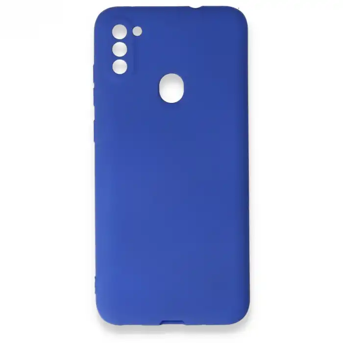 Samsung Galaxy A11 Kılıf First Silikon - Lacivert