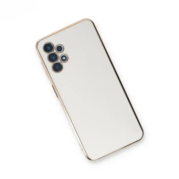 Samsung Galaxy A13 4g Kılıf Volet Silikon - Beyaz