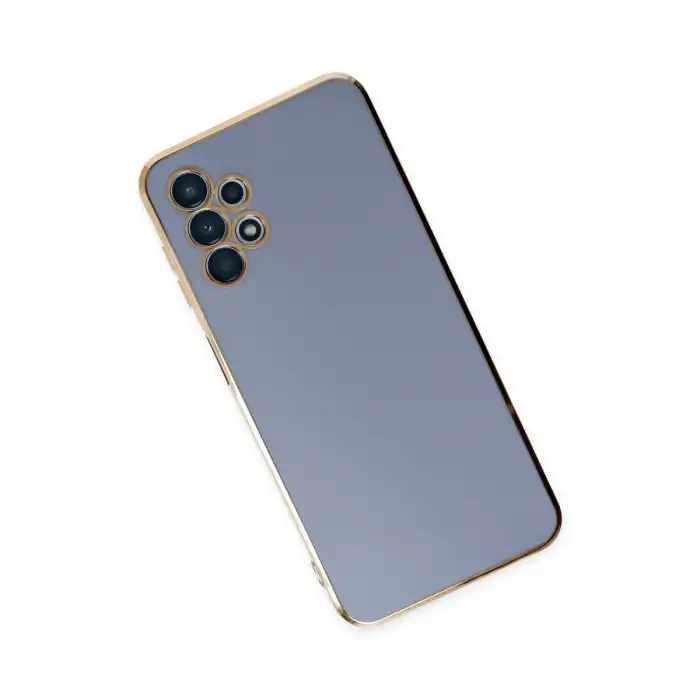 Samsung Galaxy A13 4g Kılıf Volet Silikon - Mavi