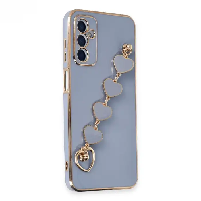 Samsung Galaxy A14 4g Kılıf Esila Silikon - Gri