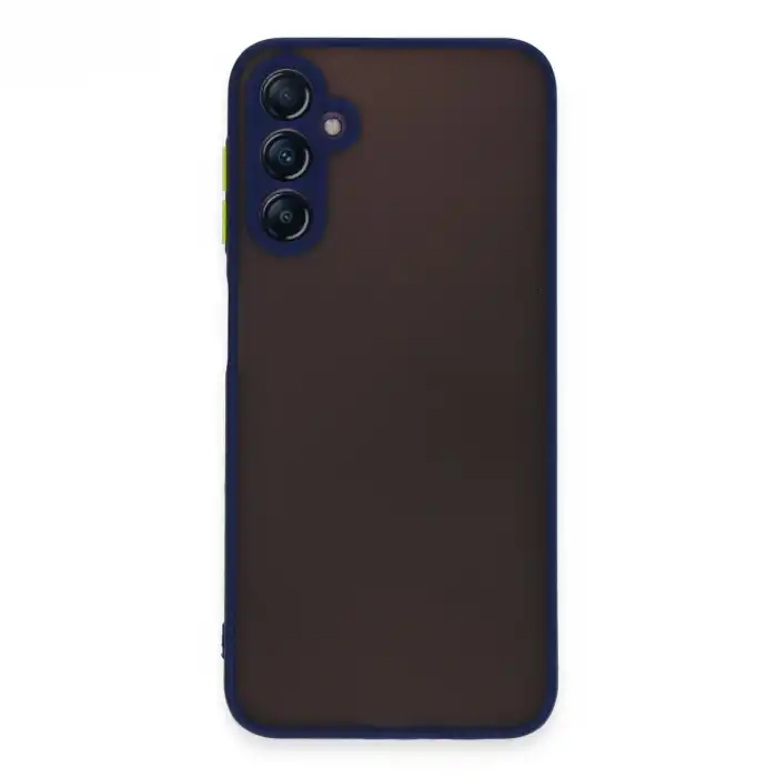 Samsung Galaxy A14 4g Kılıf Montreal Silikon Kapak - Lacivert
