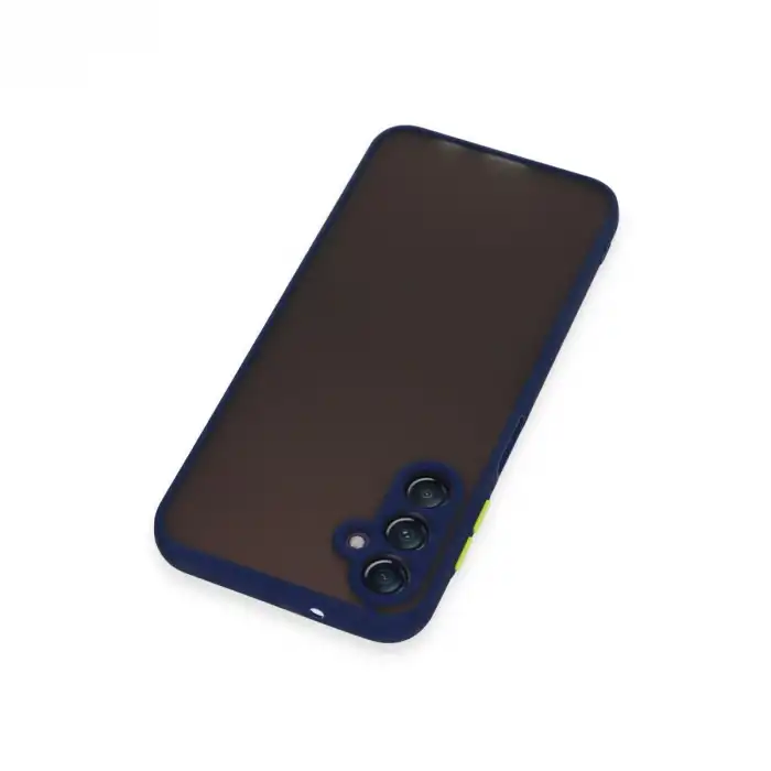 Samsung Galaxy A14 4g Kılıf Montreal Silikon Kapak - Lacivert