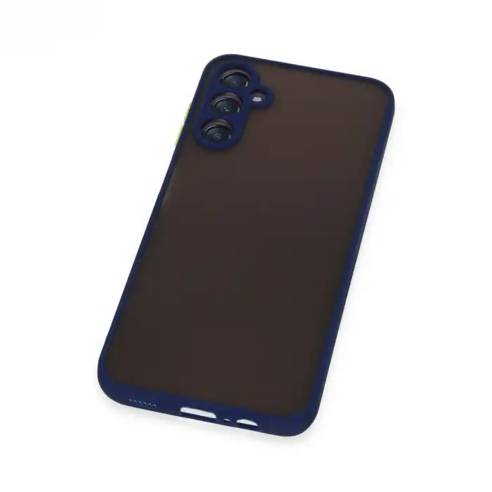 Samsung Galaxy A14 4g Kılıf Montreal Silikon Kapak - Lacivert