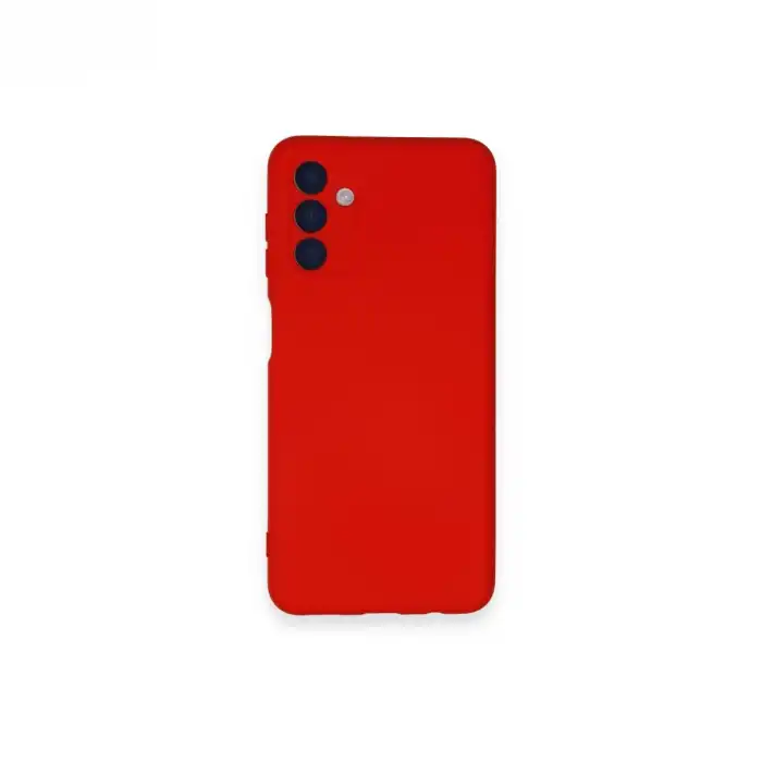 Samsung Galaxy A14 4g Kılıf Nano İçi Kadife Silikon - Kırmızı