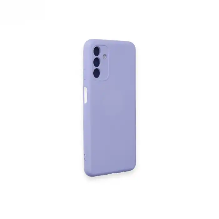 Samsung Galaxy A14 4g Kılıf Nano İçi Kadife Silikon - Lila