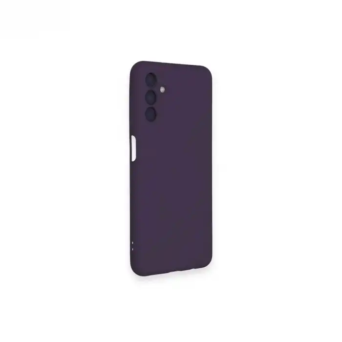 Samsung Galaxy A14 4g Kılıf Nano İçi Kadife Silikon - Mor