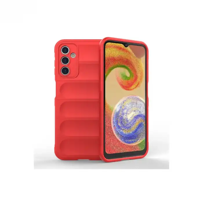 Samsung Galaxy A14 4g Kılıf Optimum Silikon - Kırmızı