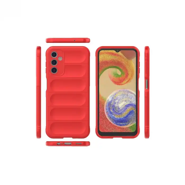 Samsung Galaxy A14 4g Kılıf Optimum Silikon - Kırmızı