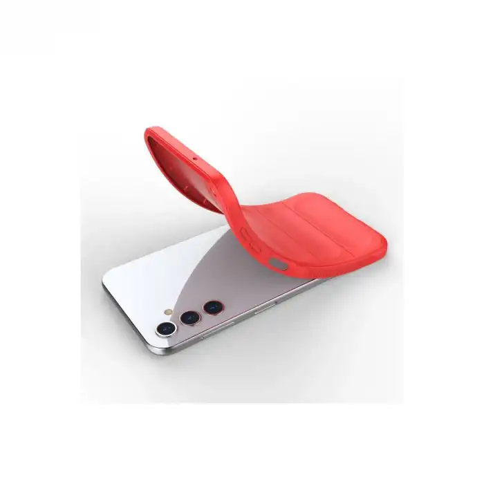 Samsung Galaxy A14 4g Kılıf Optimum Silikon - Kırmızı