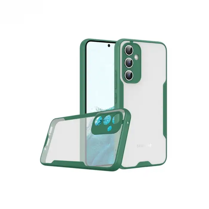 Samsung Galaxy A14 4g Kılıf Platin Silikon - Yeşil