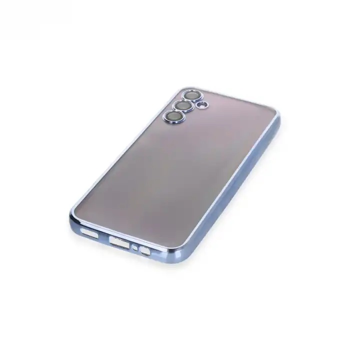 Samsung Galaxy A14 4g Kılıf Razer Lensli Silikon - Açık Mavi