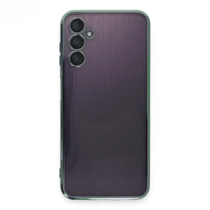 Samsung Galaxy A14 4g Kılıf Razer Lensli Silikon - Yeşil