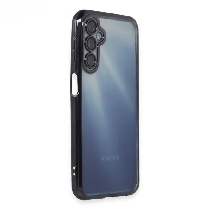 Samsung Galaxy A15 4g Kılıf Razer Lensli Silikon - Mor