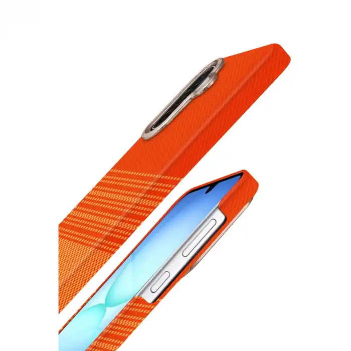 Samsung Galaxy A17 5g Vega Magsafe Kapak - Turuncu