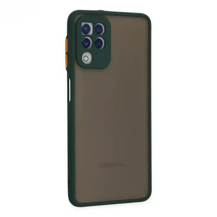 Samsung Galaxy A22 Kılıf Montreal Silikon Kapak - Yeşil