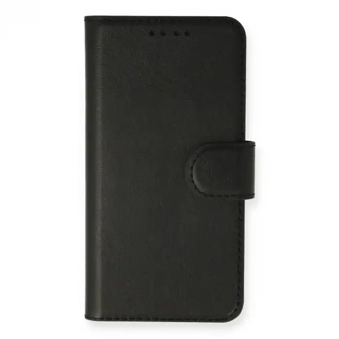 Samsung Galaxy A22 Kılıf Trend S Plus Kapaklı Kılıf - Siyah