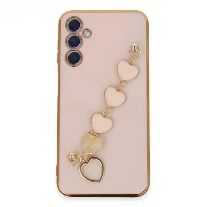 Samsung Galaxy A24 4g Kılıf Esila Silikon - Pudra