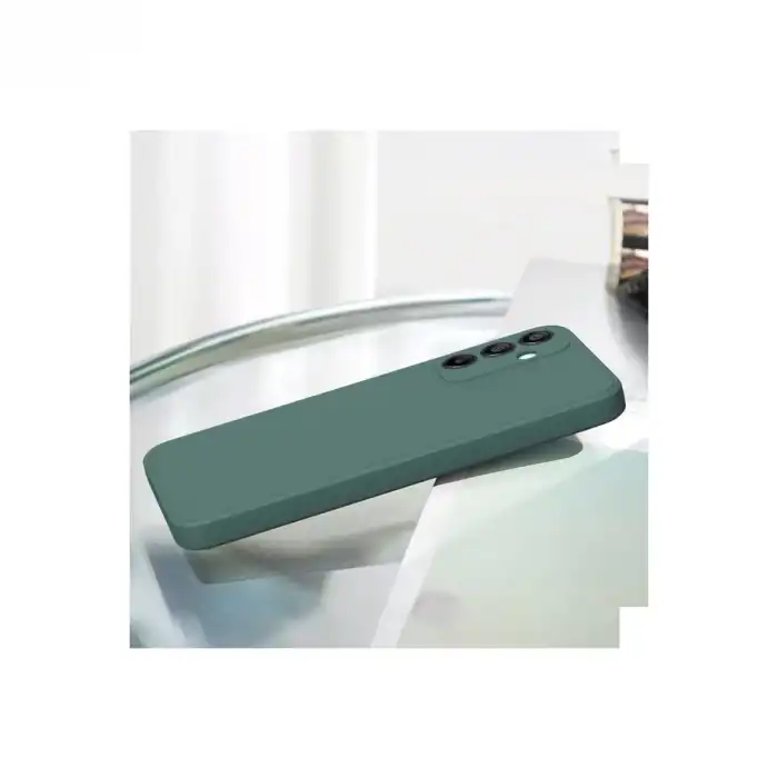 Samsung Galaxy A25 5g Kılıf First Silikon - Koyu Yeşil