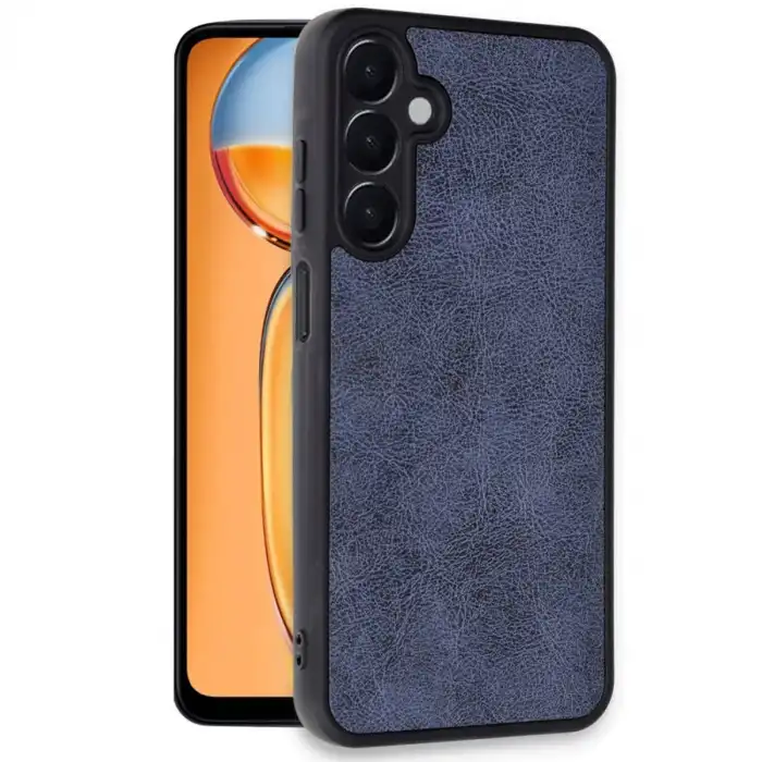 Samsung Galaxy A26 Kılıf Aras Deri Kapak - Lacivert