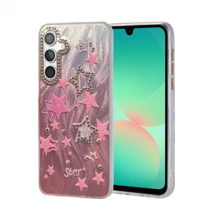 Samsung Galaxy A26 Kılıf Blade Aynalı Desenli Kapak - Desen 7