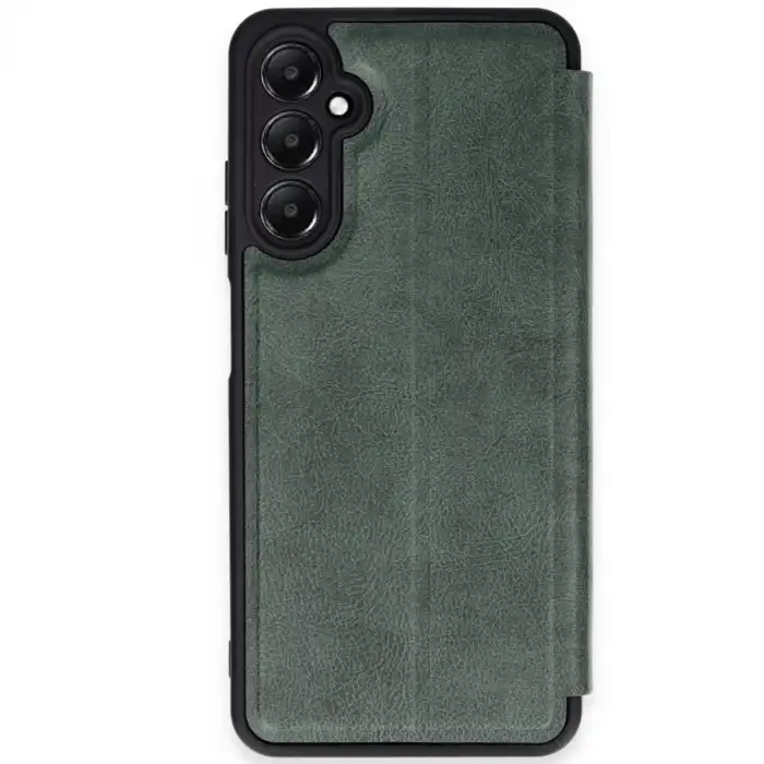 Samsung Galaxy A26 Kılıf Flip Cover - Koyu Yeşil
