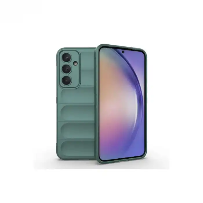 Samsung Galaxy A26 Kılıf Optimum Silikon - Koyu Yeşil