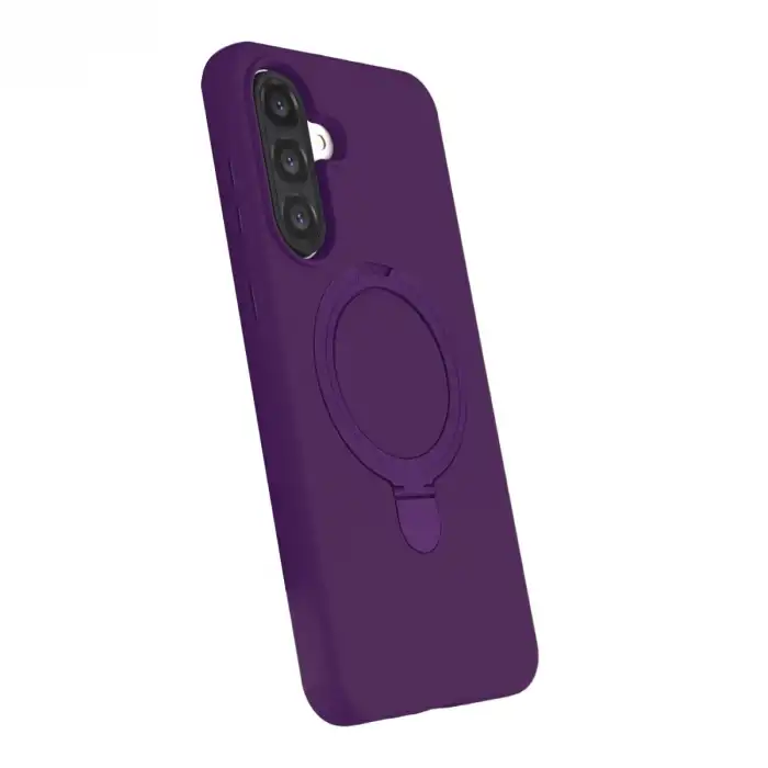 Samsung Galaxy A26 Regal Magsafe Standlı Kapak - Derin Mor