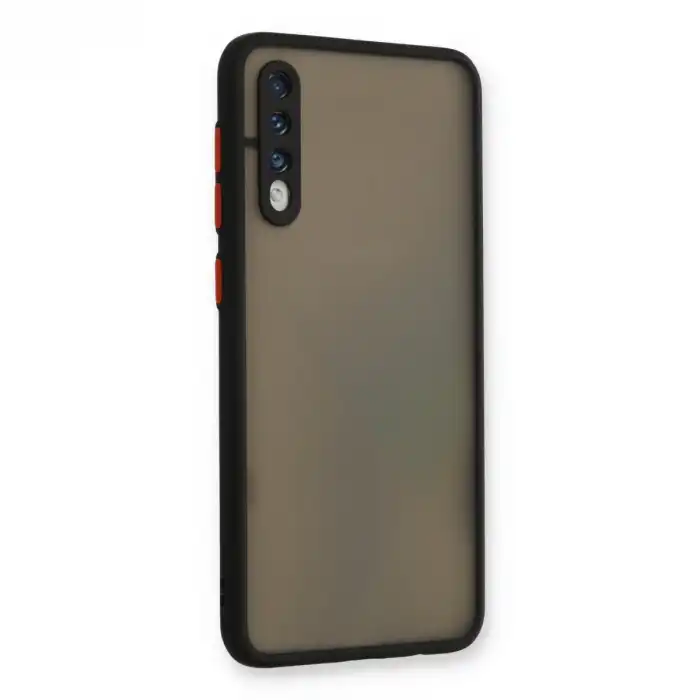 Samsung Galaxy A30s Kılıf Montreal Silikon Kapak - Siyah