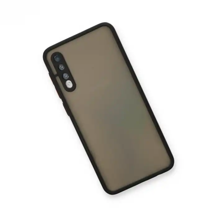 Samsung Galaxy A30s Kılıf Montreal Silikon Kapak - Siyah