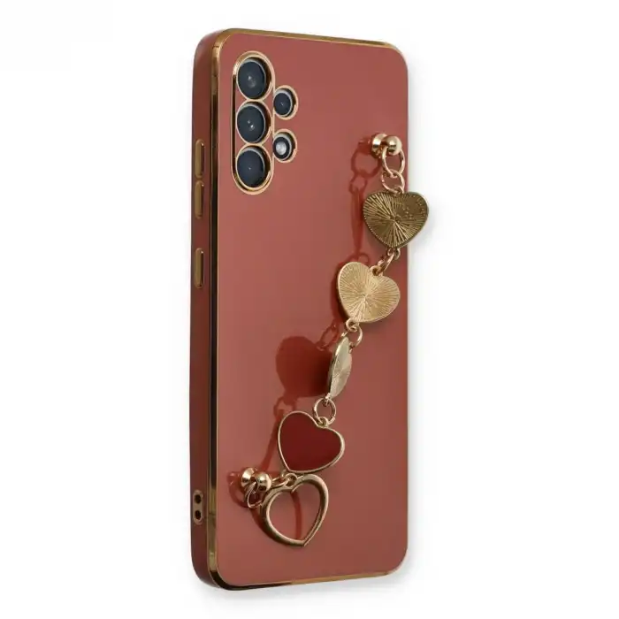 Samsung Galaxy A32 Kılıf Esila Silikon - Kırmızı