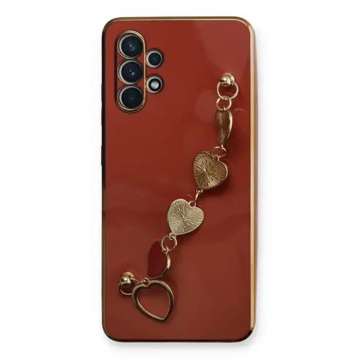 Samsung Galaxy A32 Kılıf Esila Silikon - Kırmızı