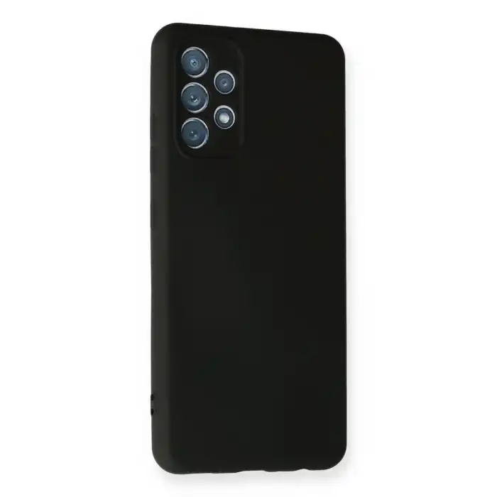 Samsung Galaxy A32 Kılıf Nano İçi Kadife Silikon - Siyah
