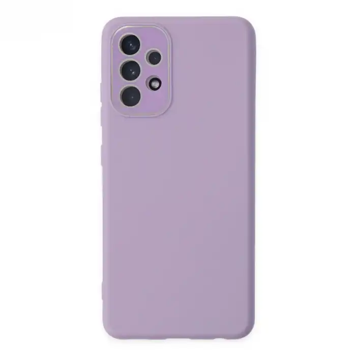 Samsung Galaxy A33 5g Kılıf Lansman Glass Kapak - Lila