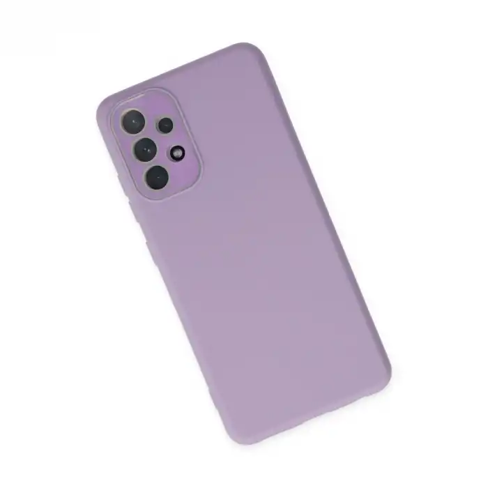 Samsung Galaxy A33 5g Kılıf Lansman Glass Kapak - Lila