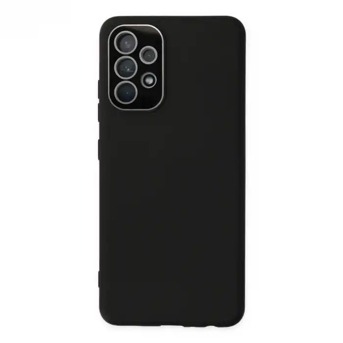Samsung Galaxy A33 5g Kılıf Lansman Glass Kapak - Siyah