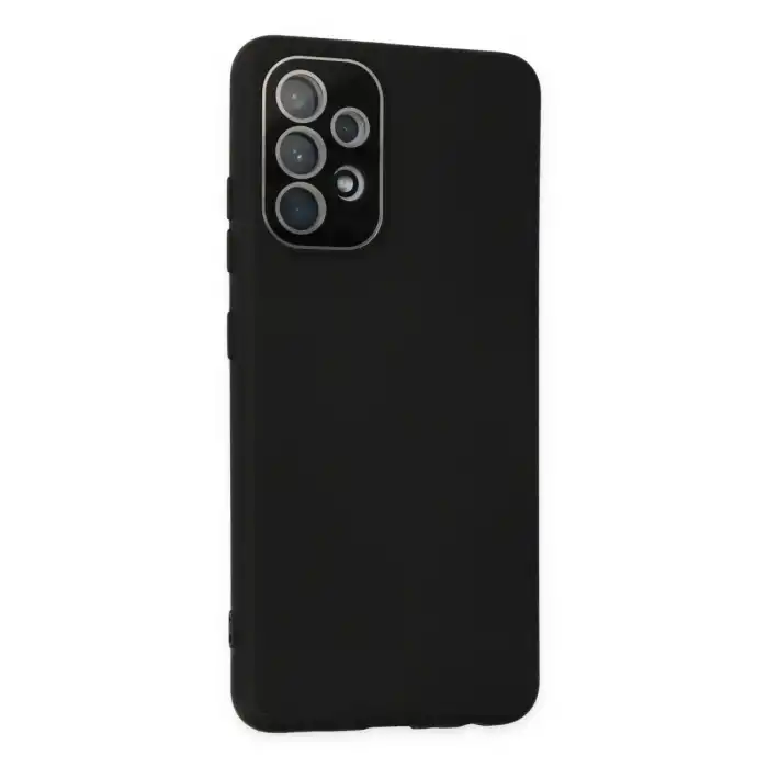 Samsung Galaxy A33 5g Kılıf Lansman Glass Kapak - Siyah