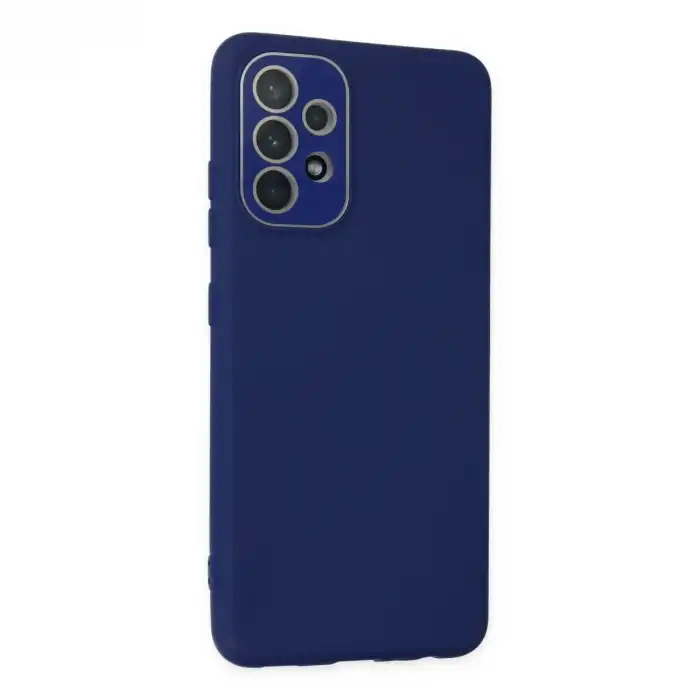 Samsung Galaxy A33 5g Kılıf Lansman Glass Kapak - Sky Blue